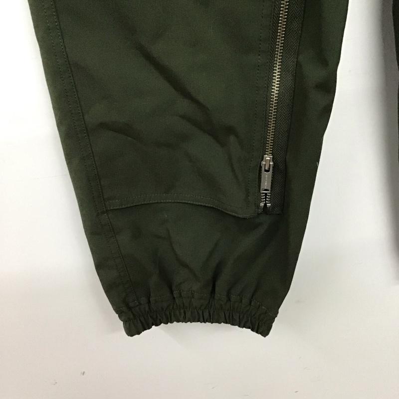 ジーユー GU パンツ ワークパンツ、ペインターパンツ 321-333494 ワイドパンツ カジュアルパンツ ワークパンツ L 無地 カーキ / カーキ /  メンズ USED 古着 中古 10143218