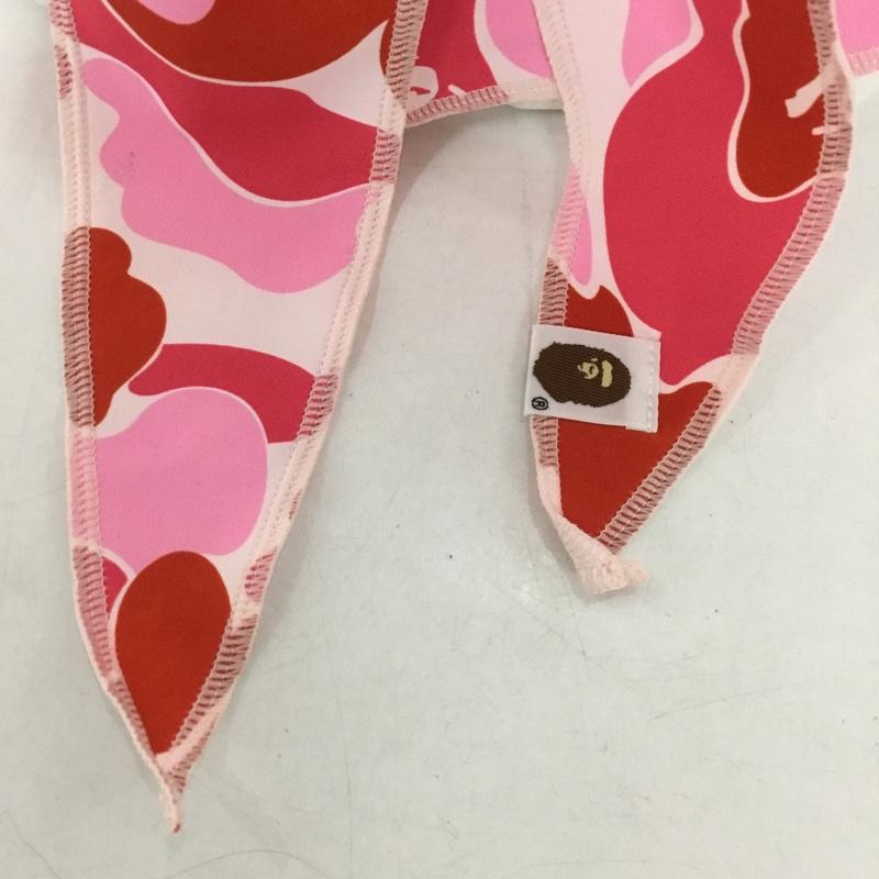 アベイシングエイプ A BATHING APE 帽子 キャップ ABC CAMO DU-RAG ドゥーラグ カモフラージュ柄・迷彩 桃 / ピンク /  メンズ USED 古着 中古 10130419