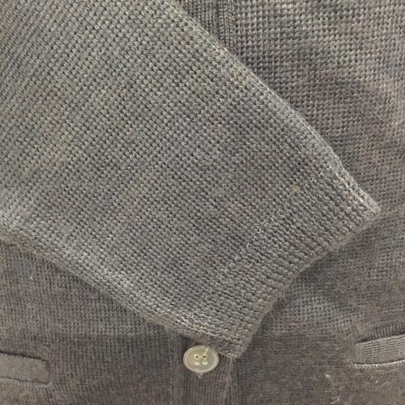 スピック アンド スパン Spick and Span カーディガン 長袖 Vネック ロゴ、文字 ダークブラウン / ダークブラウン /  レディース USED 古着 中古 10118035