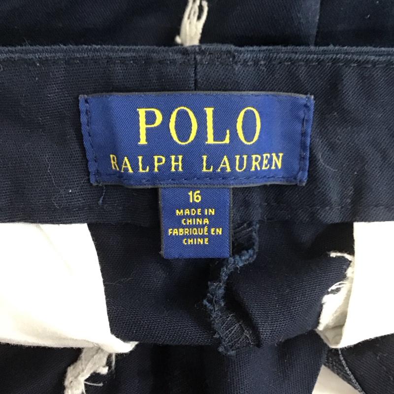 ポロラルフローレン POLO RALPH LAUREN パンツ ショートパンツ ショートパンツ ハーフパンツ カジュアルパンツ ロゴ、文字 紺 / ネイビー /  メンズ USED 古着 中古 10112125