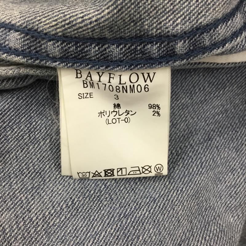 ベイフロー BAYFLOW ジャケット、上着 ジャケット、ブレザー bm1708nm06 Gジャン デニムジャケット アウター 3 無地 インディゴ / インディゴ /  メンズ USED 古着 中古 10122880