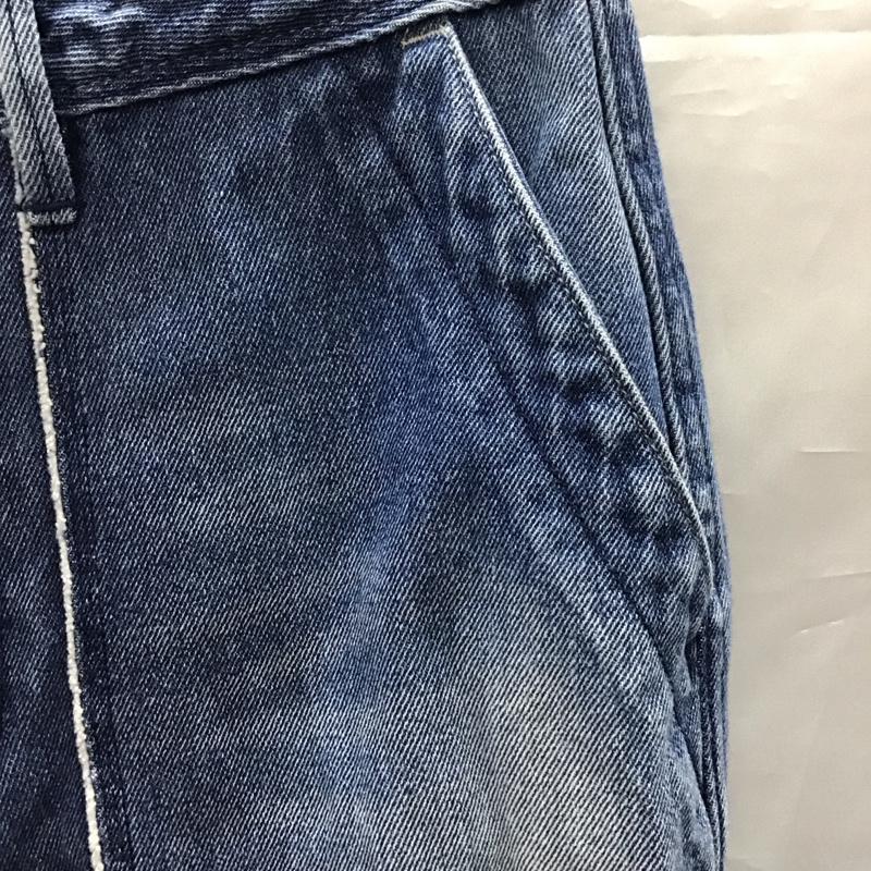 セポ cepo パンツ デニム、ジーンズ CCE-0453 ワイドパンツ S 無地 青 / ブルー /  レディース USED 古着 中古 10123422