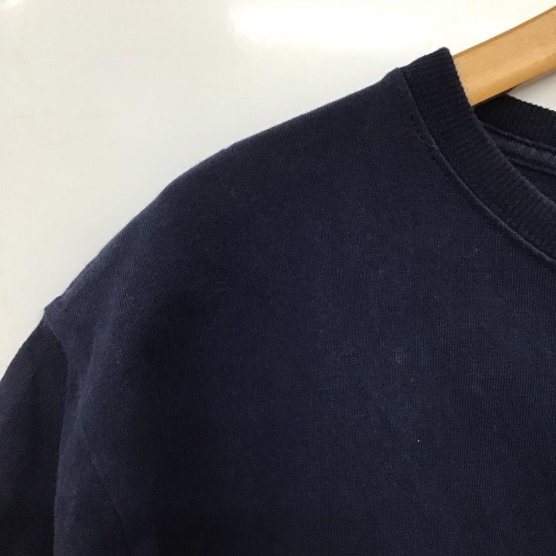 ディスコート Discoat Tシャツ 半袖 DPZ2041306A0011 サガラバック刺繍半袖Tシャツ FREE ロゴ、文字 紺 / ネイビー /  レディース USED 古着 中古 10144109