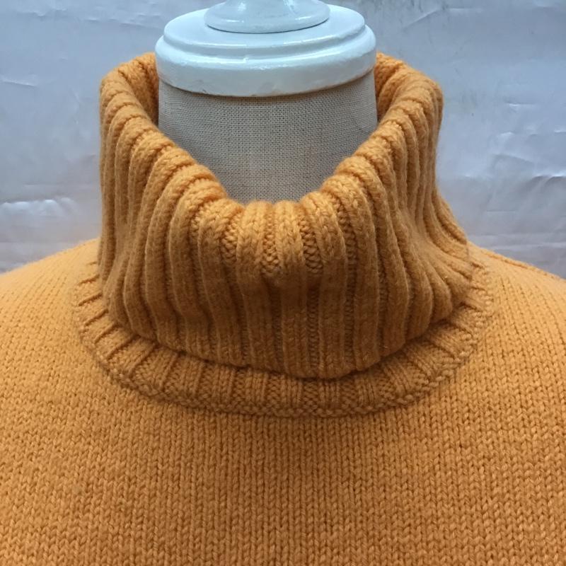 アンタイトル UNTITLED ニット、セーター 長袖 タートルネック 2 無地 橙 / オレンジ /  レディース USED 古着 中古 10118036
