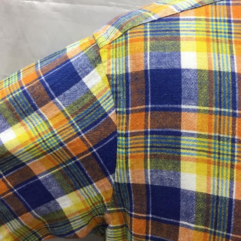 サイコバニー Psycho Bunny シャツ、ブラウス 半袖 半袖シャツ カラーシャツ 半袖カットソー チェックシャツ XL チェック マルチカラー / マルチカラー /  メンズ USED 古着 中古 10119400