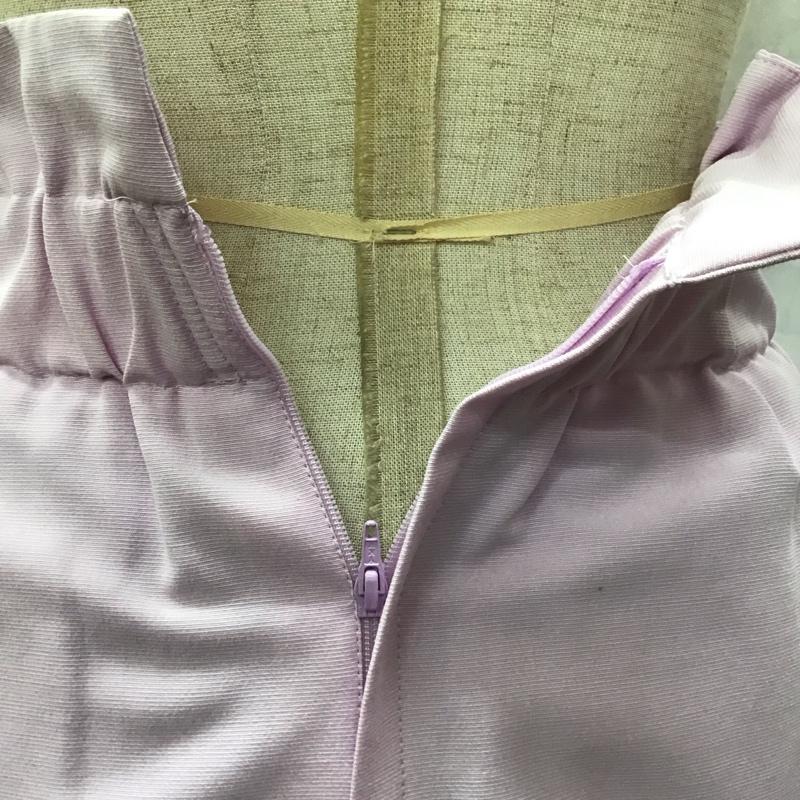 フォンセ FONCE スカート ミニスカート ミニスカート スクエアスカート タイトスカート バックスリット 38 無地 桃 / ピンク /  レディース USED 古着 中古 10114901