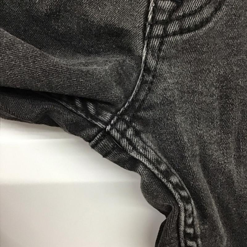 ザラメン ZARA MAN パンツ デニム、ジーンズ デニムパンツ スリムパンツ カジュアルパンツ ストレッチパンツ 42インチ 無地 黒 / ブラック /  メンズ USED 古着 中古 10143233