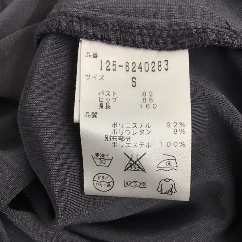 ジルスチュアート JILLSTUART ワンピース ひざ丈スカート S 無地 黒 / ブラック /  レディース USED 古着 中古 10142861