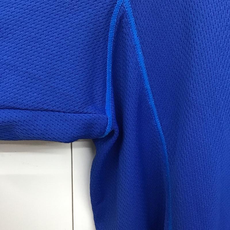 ザノースフェイス THE NORTH FACE Tシャツ 半袖 nt34101 速乾Tシャツ ショートスリーブ ソークールクルー プリントTシャツ M ロゴ、文字 青 / ブルー /  メンズ USED 古着 中古 10130471