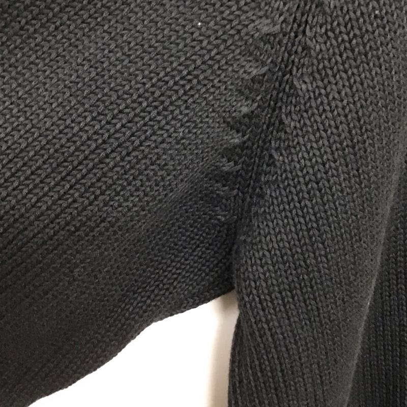 ポロバイラルフローレン Polo by RALPH LAUREN ニット、セーター 長袖 長袖ニットカットソー クルーネック セーター M ロゴ、文字 黒 / ブラック /  メンズ USED 古着 中古 10140847