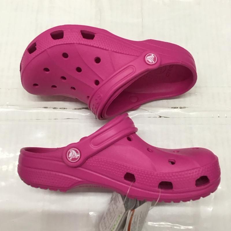 クロックス crocs シューズ シューズ 15908-670 ralen clog K 21cm 21.0cm 無地 桃 / ピンク /  ガールズ USED 古着 中古 10120432