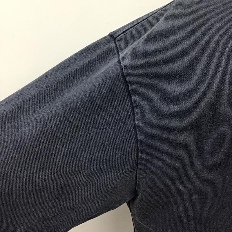ノーティカ NAUTICA カットソー 長袖 221-1228 長袖カットソー フリークスストア A.H 後染め コラボ L ロゴ、文字 インディゴ / インディゴ /  メンズ USED 古着 中古 10118265