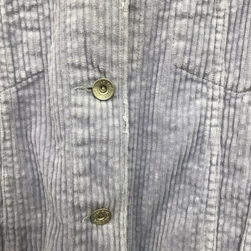 ニコアンド niko and... ジャケット、上着 ジャケット、ブレザー コーデュロイジャケット 無地 紫 / パープル /  レディース USED 古着 中古 10142762