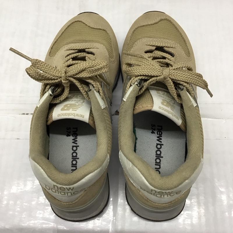 ニューバランス New Balance スニーカー スニーカー ML574ERJ 23cm 23.0cm ロゴ、文字 ベージュ / ベージュ /  レディース USED 古着 中古 10118200
