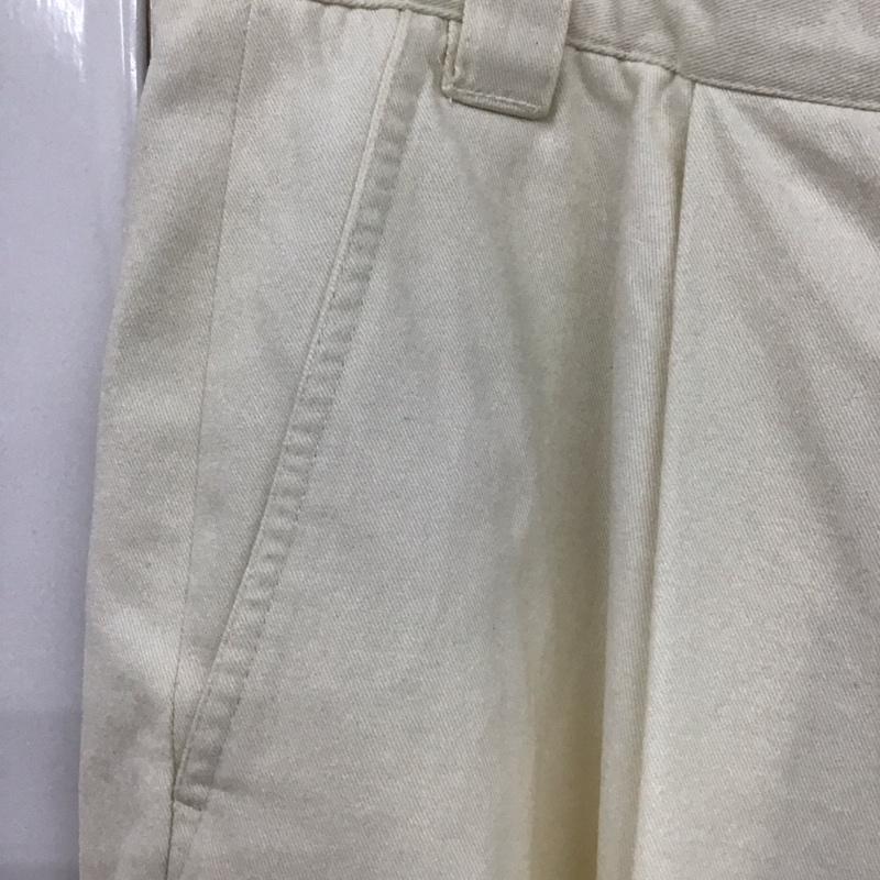 ザラ ZARA パンツ チノパン ワイドパンツ カジュアルパンツ チノパン 42 無地 白 / ホワイト /  メンズ USED 古着 中古 10107116
