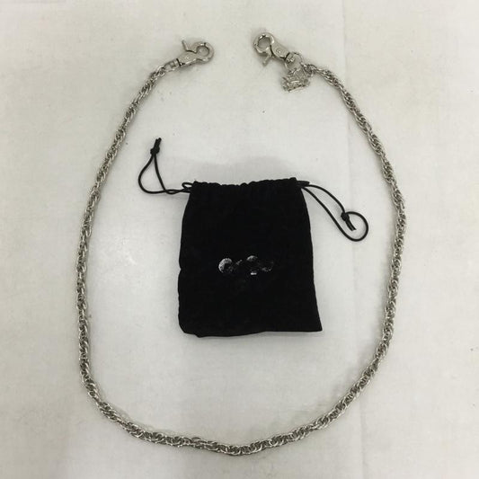 ナインティナインティ 9090 ファッション小物 ファッション小物 King Logo Wallet Chain ウォレットチェーン ロゴ、文字 銀 / シルバー /  メンズ USED 古着 中古 10141636
