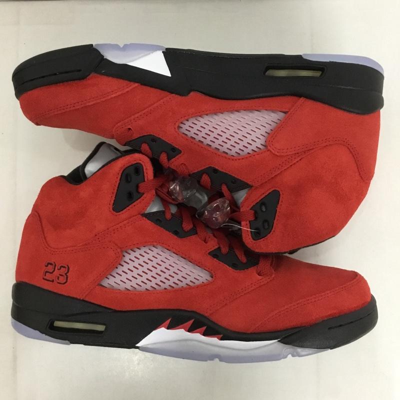 ナイキ NIKE スニーカー スニーカー DD0587 600 AIR JORDAN 5 RETRO 28.5cm 箱有 28.5cm ワンポイント 赤 / レッド / X 黒 / ブラック / X 透明 / クリア /  メンズ USED 古着 中古 10131578