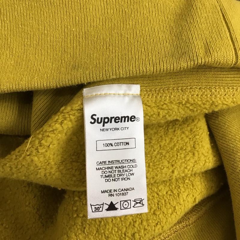 シュプリーム Supreme トレーナー 長袖 18AW BoxLogoCrewneck ボックスロゴクルーネックスウェット 長袖トレーナー XL ロゴ、文字 黄 / イエロー /  メンズ USED 古着 中古 10118070