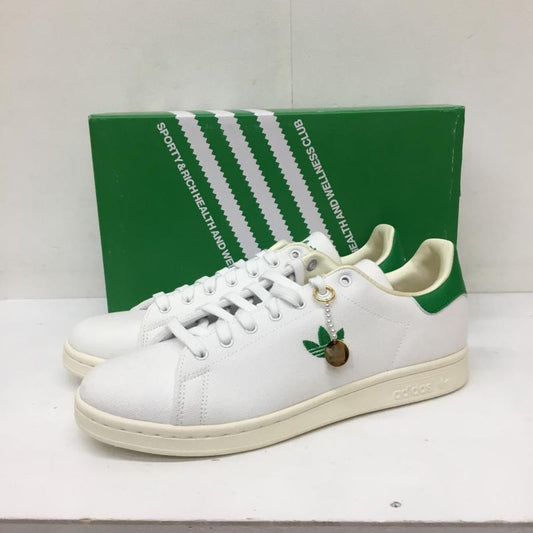 アディダス adidas スニーカー スニーカー STAN SMITH SPORTY＆RICH　IF5658 26.5cm ロゴ、文字 白 / ホワイト / X 緑 / グリーン /  メンズ USED 古着 中古 10136074