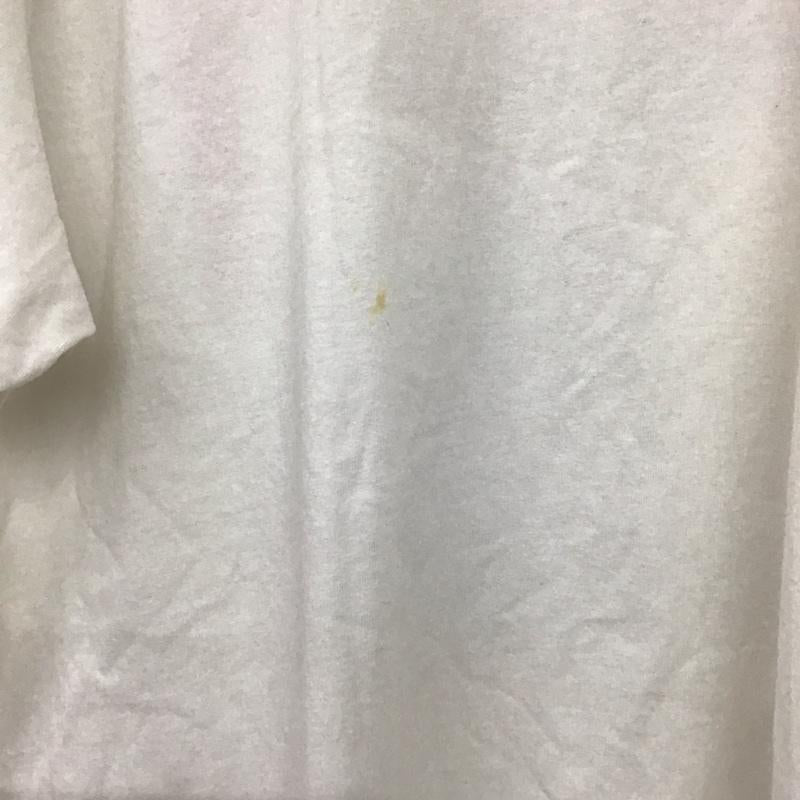 ステューシー STUSSY Tシャツ 半袖 半袖カットソー プリントTシャツ クルーネックカットソー L プリント 白 / ホワイト /  メンズ USED 古着 中古 10141218