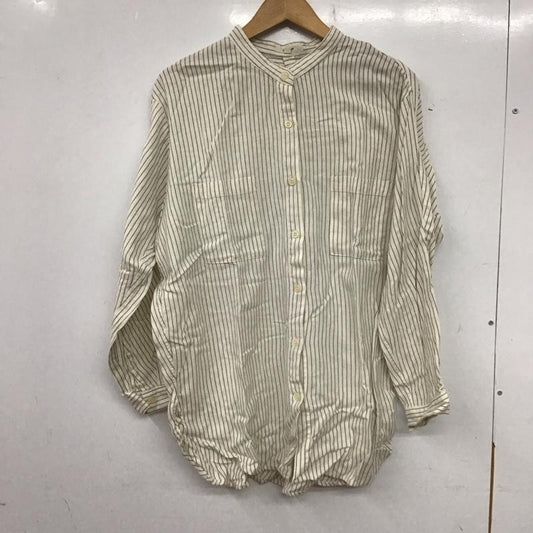 スタディオクリップ studio CLIP シャツ、ブラウス 長袖 M ストライプ マルチカラー / マルチカラー /  レディース USED 古着 中古 10139464