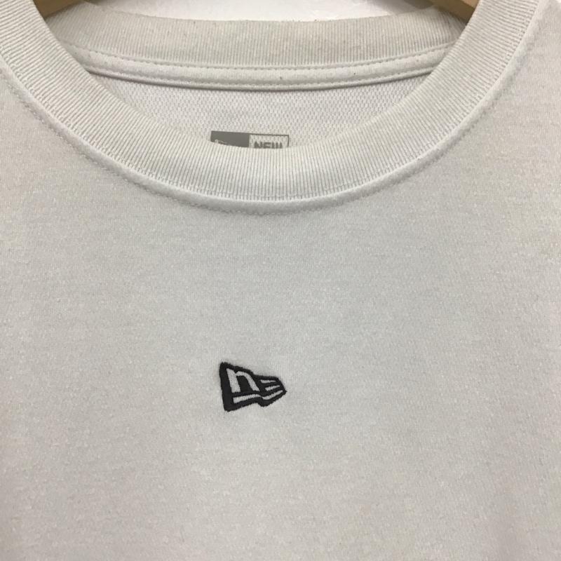 ニューエラ NEW ERA タンクトップ タンクトップ タンクトップ ノースリーブカットソー クルーネック XL ロゴ、文字 白 / ホワイト /  メンズ USED 古着 中古 10148328
