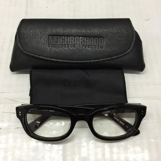 ネイバーフッド NEIGHBORHOOD めがね・サングラス めがね EFFECTOR ケース付き 無地 黒 / ブラック /  メンズ USED 古着 中古 10110083