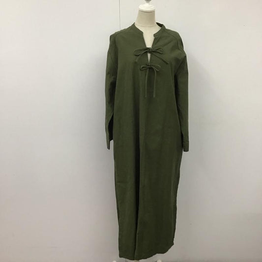スタディオクリップ studio CLIP ワンピース ロングスカート FREE 無地 カーキ / カーキ /  レディース USED 古着 中古 10109125