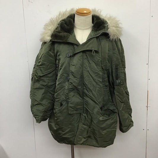 アルファインダストリー Alpha Industries ジャケット、上着 ジャンパー、ブルゾン ジップアップジャケット ジャンパー ジャケット カジュアルジャケット アウター L 無地 カーキ / カーキ /  メンズ USED 古着 中古 10124254