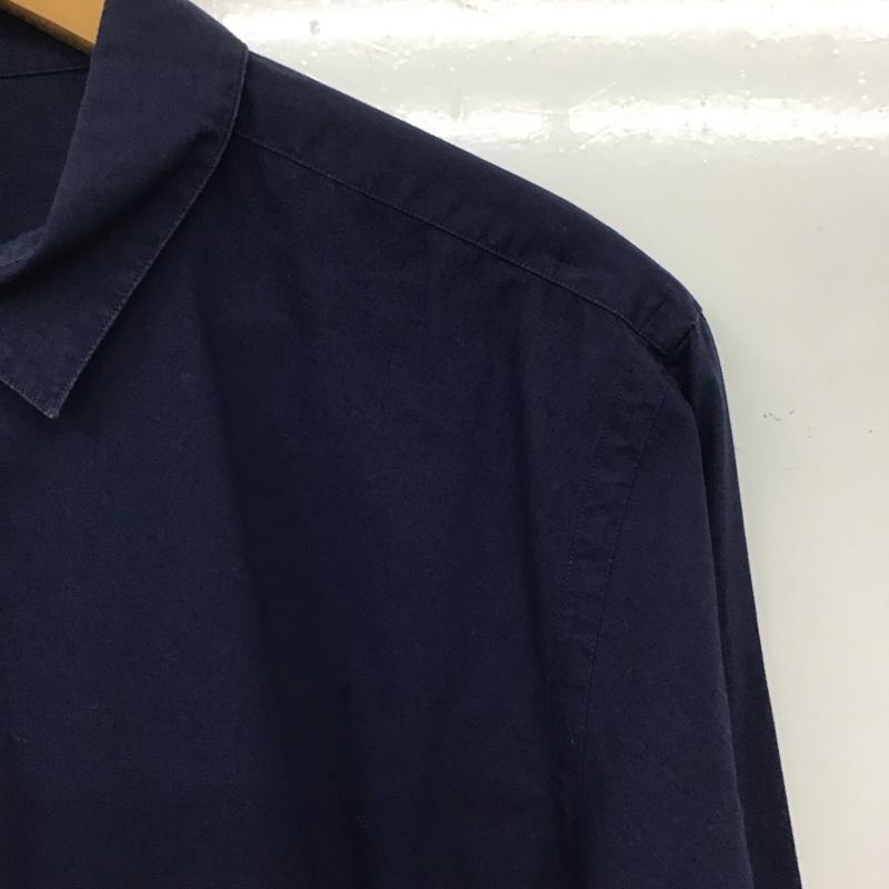 ベドウィン アンド ザ ハートブレイカーズ BEDWIN & THE HEARTBREAKERS シャツ、ブラウス 長袖 長袖シャツ 無地シャツ カラーシャツ 5 無地 紺 / ネイビー /  メンズ USED 古着 中古 10133295