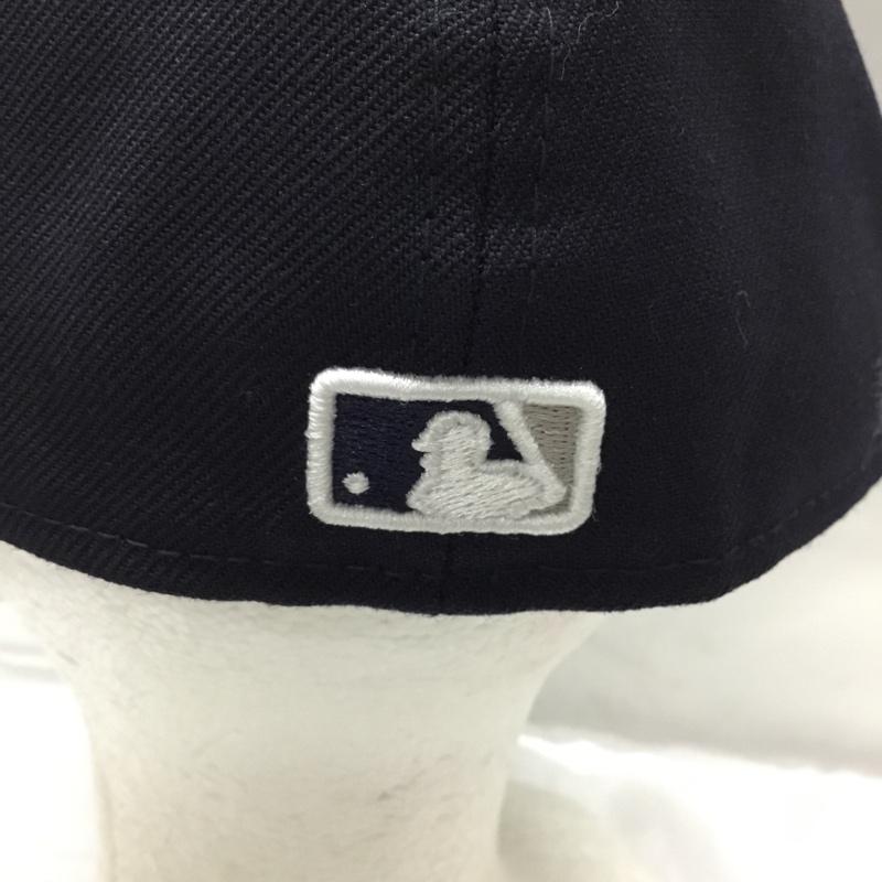 ニューエラ NEW ERA 帽子 キャップ MTXIX NY 59.6cm ロゴ、文字 紺 / ネイビー /  メンズ USED 古着 中古 10109194