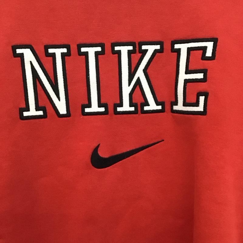 ナイキ NIKE トレーナー 長袖 AQ7136-657 M ロゴ、文字 赤 / レッド /  メンズ USED 古着 中古 10145745
