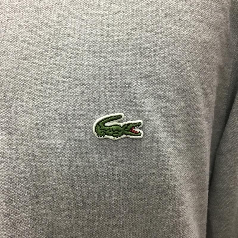 ラコステ LACOSTE ポロシャツ 長袖 5191L ワニ 4 ワンポイント 灰 / グレー /  メンズ USED 古着 中古 10111411