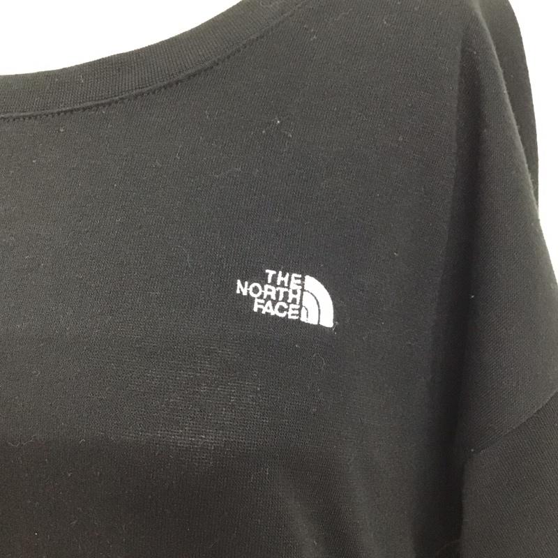 ザノースフェイス THE NORTH FACE ワンピース ひざ丈スカート NTW32145 ショートスリーブワンピースクルー M ロゴ、文字 黒 / ブラック /  レディース USED 古着 中古 10117223