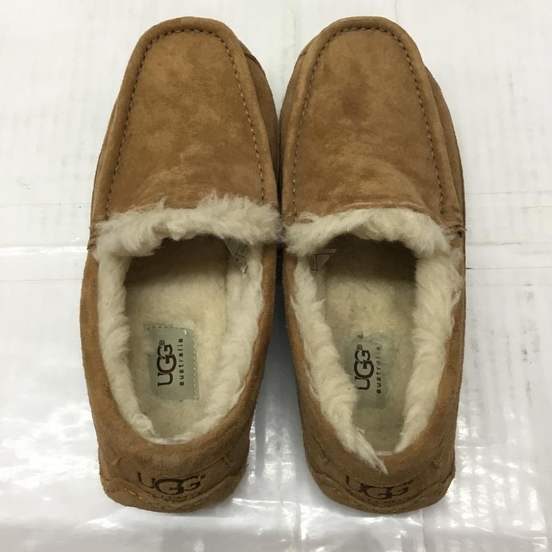 アグ UGG カジュアルシューズ カジュアルシューズ 5775 アスコット モカシン 25cm 25.0cm ロゴ、文字 茶 / ブラウン /  メンズ USED 古着 中古 10106517