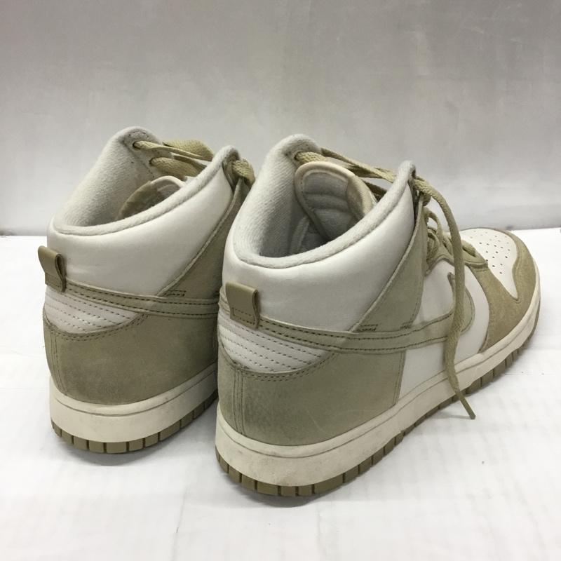 ナイキ NIKE スニーカー スニーカー DQ7679-001 DUNK HI RETRO PRM 27cm 27.0cm ロゴ、文字 ベージュ / ベージュ / X オフホワイト / オフホワイト /  メンズ USED 古着 中古 10119891