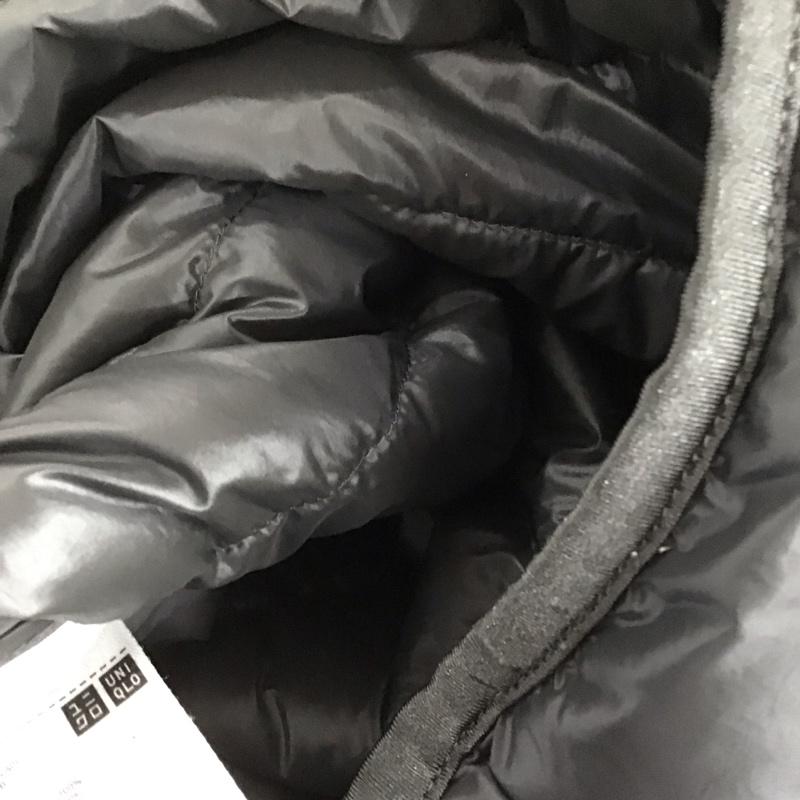 ユニクロ UNIQLO ベスト ベスト 311-079120 ウルトラライトダウンベスト ジップアップベスト 無地 黒 / ブラック /  メンズ USED 古着 中古 10142577