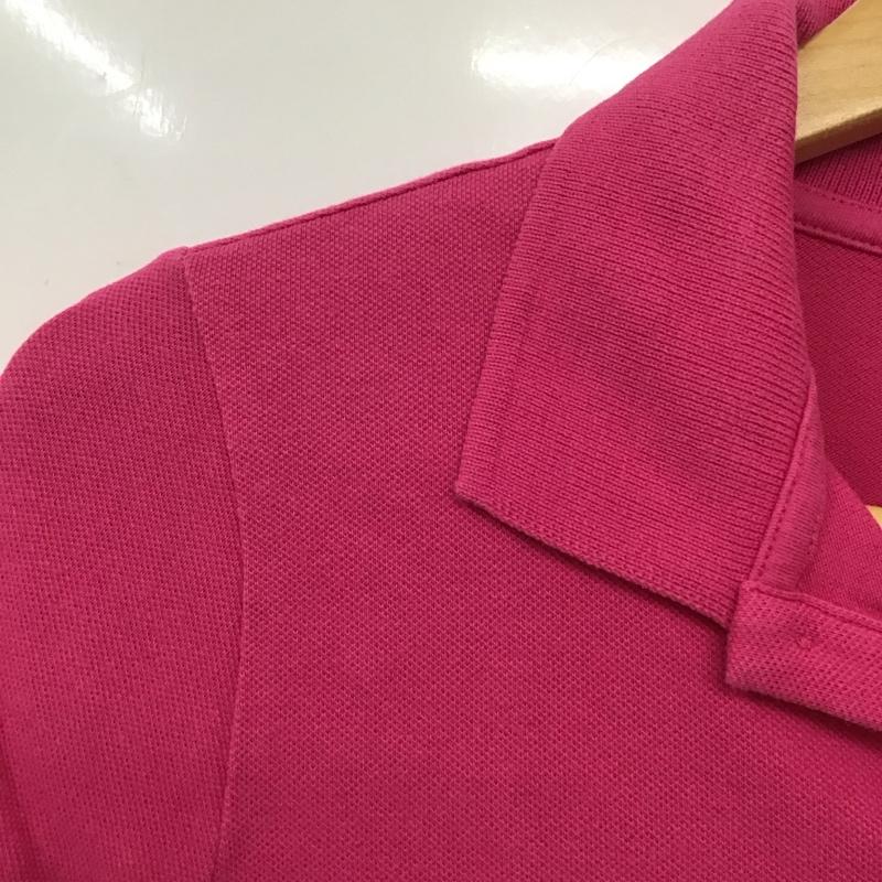 ラルフローレン RALPHLAUREN ポロシャツ 半袖 半袖ポロシャツ カラーシャツ 半袖カットソー XL ロゴ、文字 桃 / ピンク /  レディース USED 古着 中古 10132957