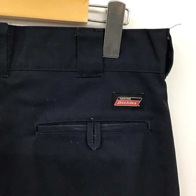 ディッキーズ Dickies パンツ ワークパンツ、ペインターパンツ ワークパンツ ワイドパンツ カジュアルパンツ 32インチ 無地 紺 / ネイビー /  メンズ USED 古着 中古 10117338