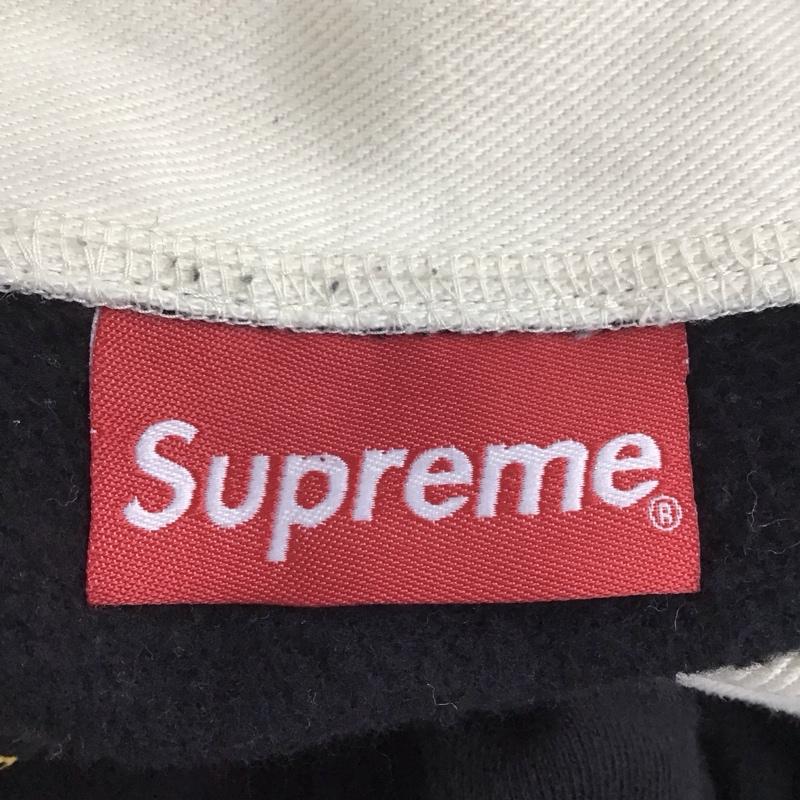 シュプリーム Supreme カットソー 長袖 16FW RugbySweatshirt 長袖カットソー M ロゴ、文字 黒 / ブラック /  メンズ USED 古着 中古 10117266