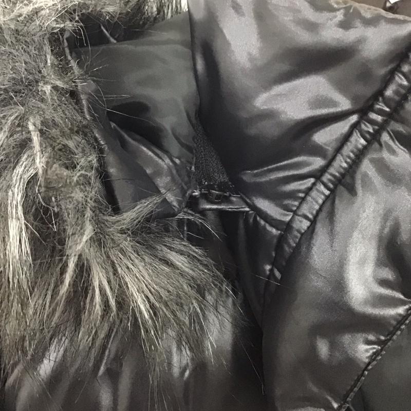 ユニクロ UNIQLO コート ダウンコート L 無地 黒 / ブラック /  レディース USED 古着 中古 10140427