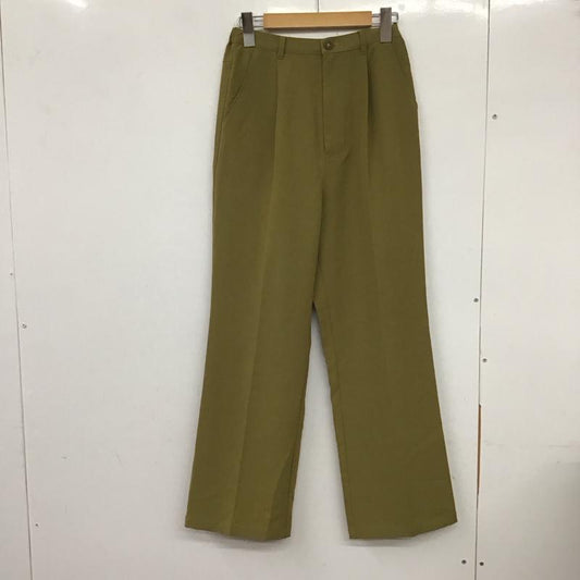 エヘカソポ ehka sopo パンツ スラックス FREE 無地 カーキ / カーキ /  レディース USED 古着 中古 10132826