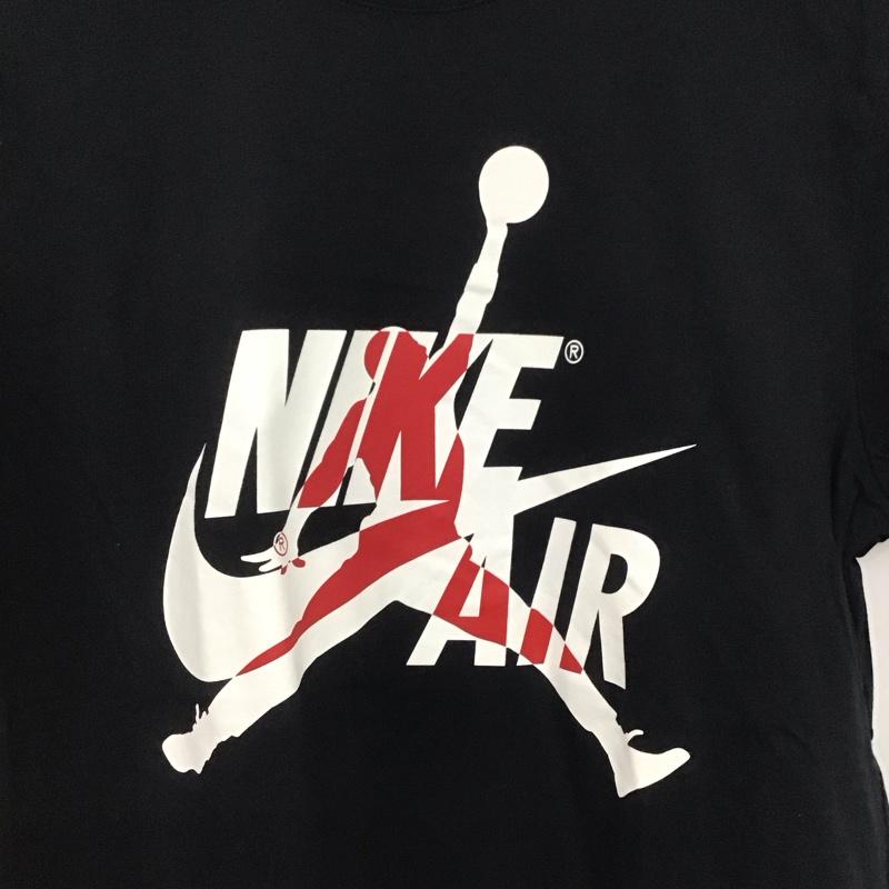 エアジョーダン AIR JORDAN Tシャツ 半袖 bv5905-010 マイケルジョーダンクラシックTシャツ プリントTシャツ M ロゴ、文字 黒 / ブラック /  メンズ USED 古着 中古 10146456