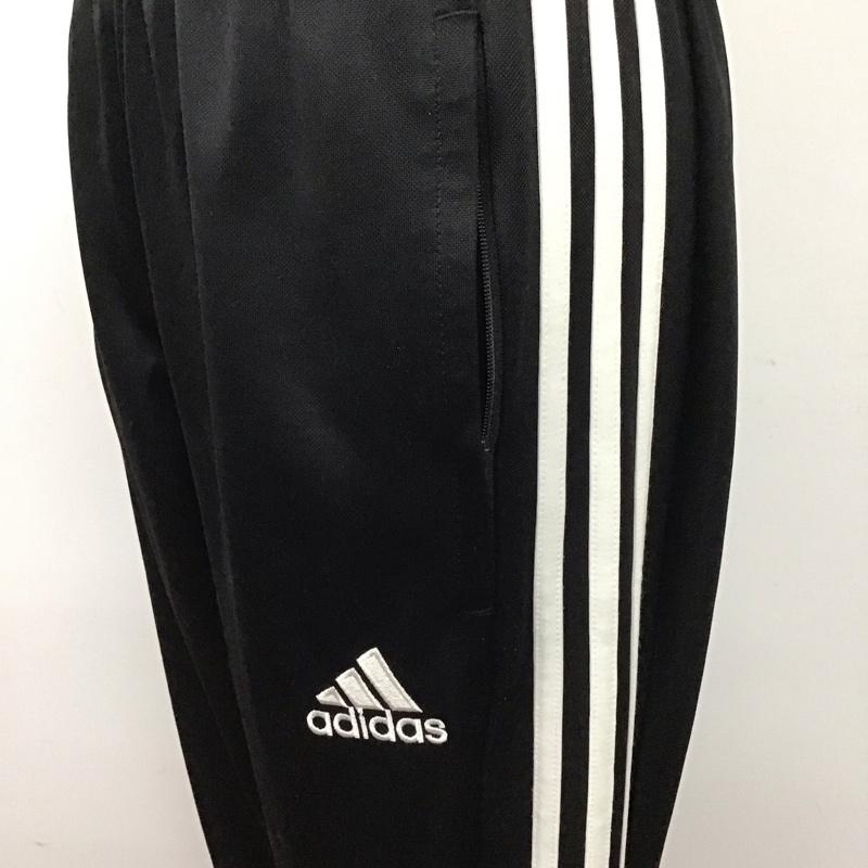 アディダス adidas ボトムス ボトムス CE7404 トレーニングパンツ サイドライン トラックパンツ S ロゴ、文字 黒 / ブラック / X 白 / ホワイト /  レディース USED 古着 中古 10124416