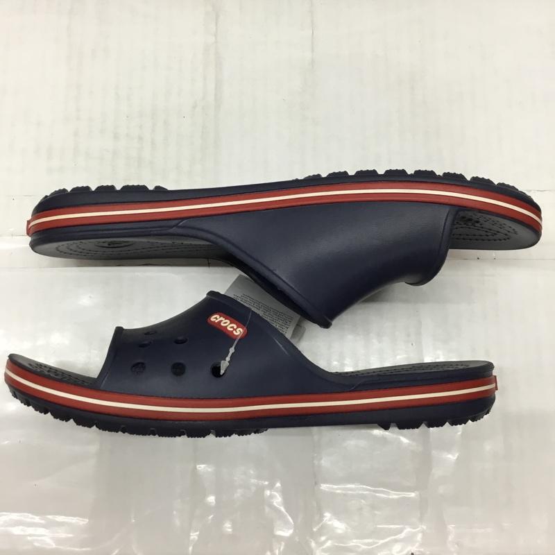 クロックス crocs サンダル サンダル クロックバンド スライド 25.0cm 無地 紺 / ネイビー /  メンズ USED 古着 中古 10119367