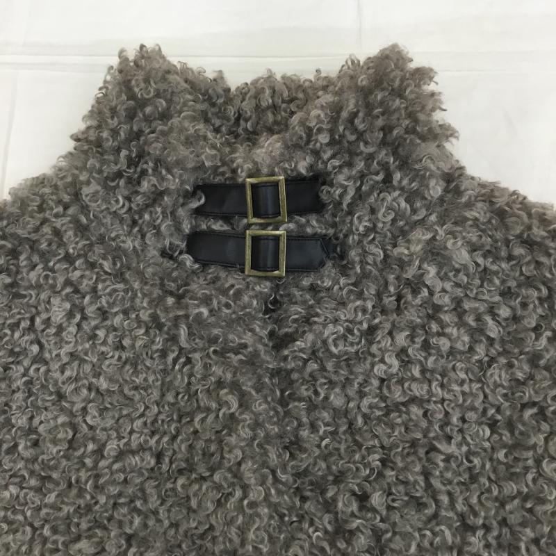 ココ ディール COCO DEAL ジャケット、上着 ジャケット、ブレザー ボア　ベスト 2 無地 灰 / グレー /  レディース USED 古着 中古 10140446