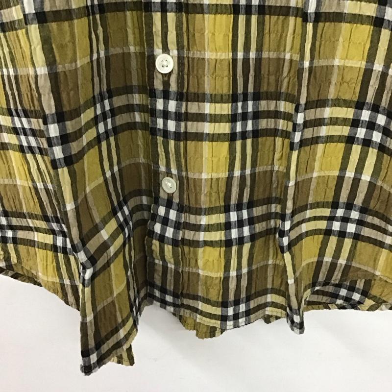 バーバリーロンドン Burberry London シャツ、ブラウス 半袖 半袖シャツ チェックシャツ カラーシャツ L チェック マルチカラー / マルチカラー /  メンズ USED 古着 中古 10139833