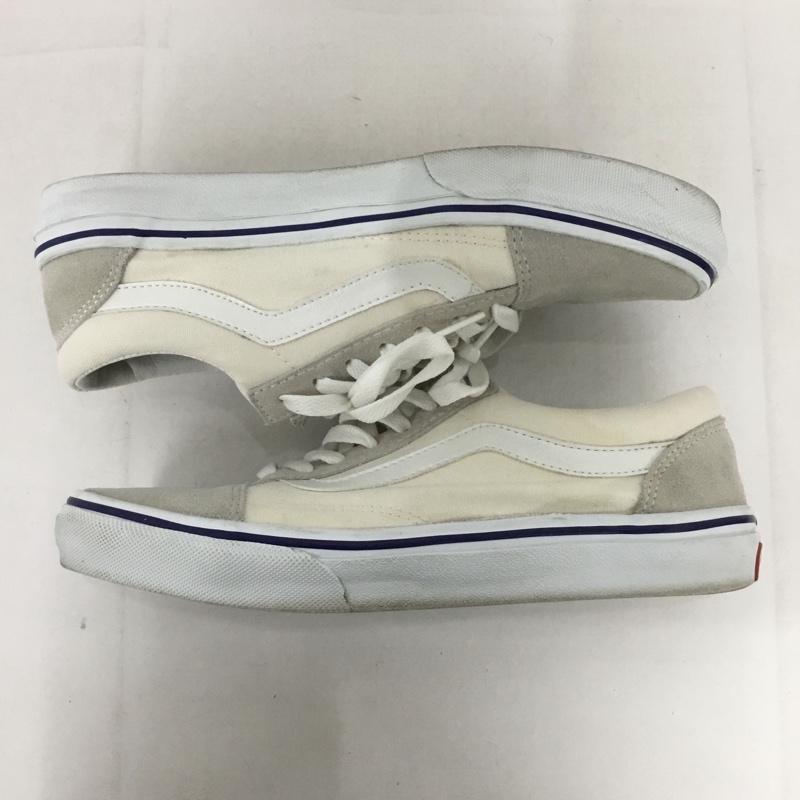 バンズ VANS スニーカー スニーカー V36CLA OLD SKOOL 26cm 26.0cm ロゴ、文字 オフホワイト / オフホワイト / X 灰 / グレー /  メンズ USED 古着 中古 10129552