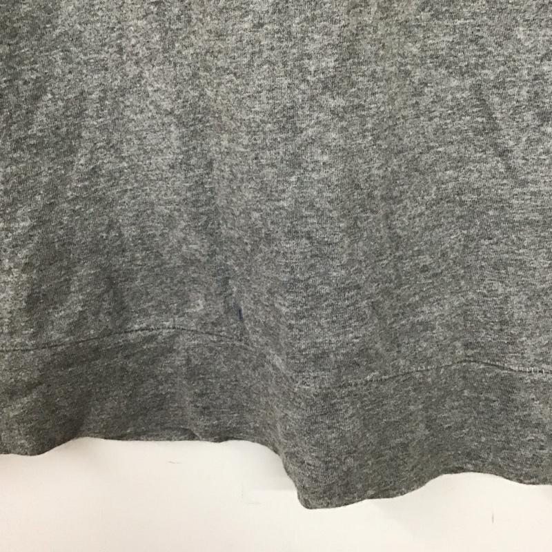 エヴィス EVISU Tシャツ 半袖 半袖カットソー プリントTシャツ クルーネックカットソー 36 ロゴ、文字 灰 / グレー /  メンズ USED 古着 中古 10129449