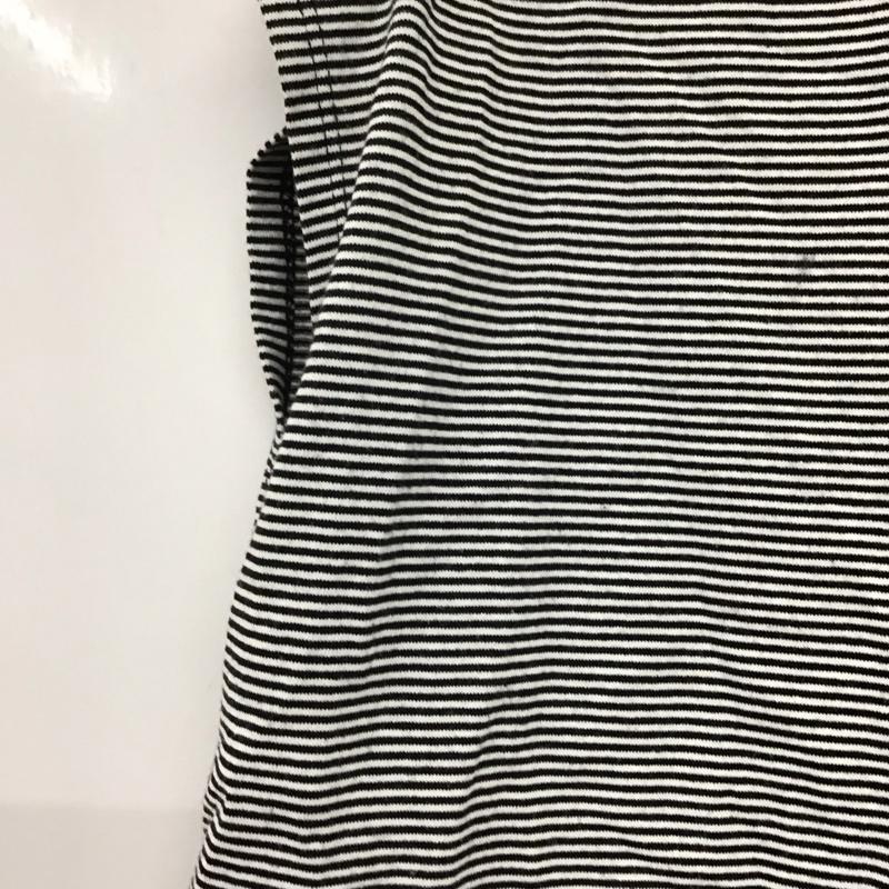 アイテムズ アーバンリサーチ ITEMS URBAN RESEARCH Tシャツ 半袖 IT45-21B002 クルーネックボーダーノースリーブTシャツ FREE ボーダー柄 マルチカラー / マルチカラー /  レディース USED 古着 中古 10141566